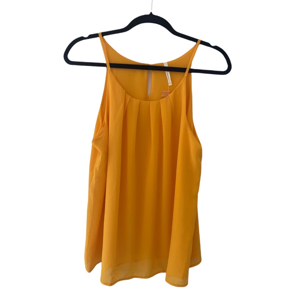 DNA Couture Gold Tank Top Size Large